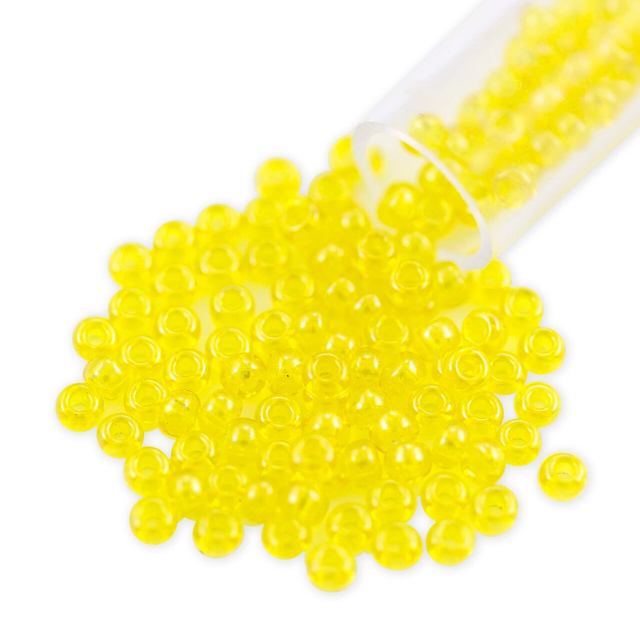 Miyuki Round Rocaille Seed Bead 8/0 Transparent Luster Yellow